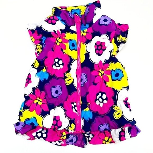 ❤️ LOVE PLACE Floral Kids Vest Size 3T - Picture 1 of 4